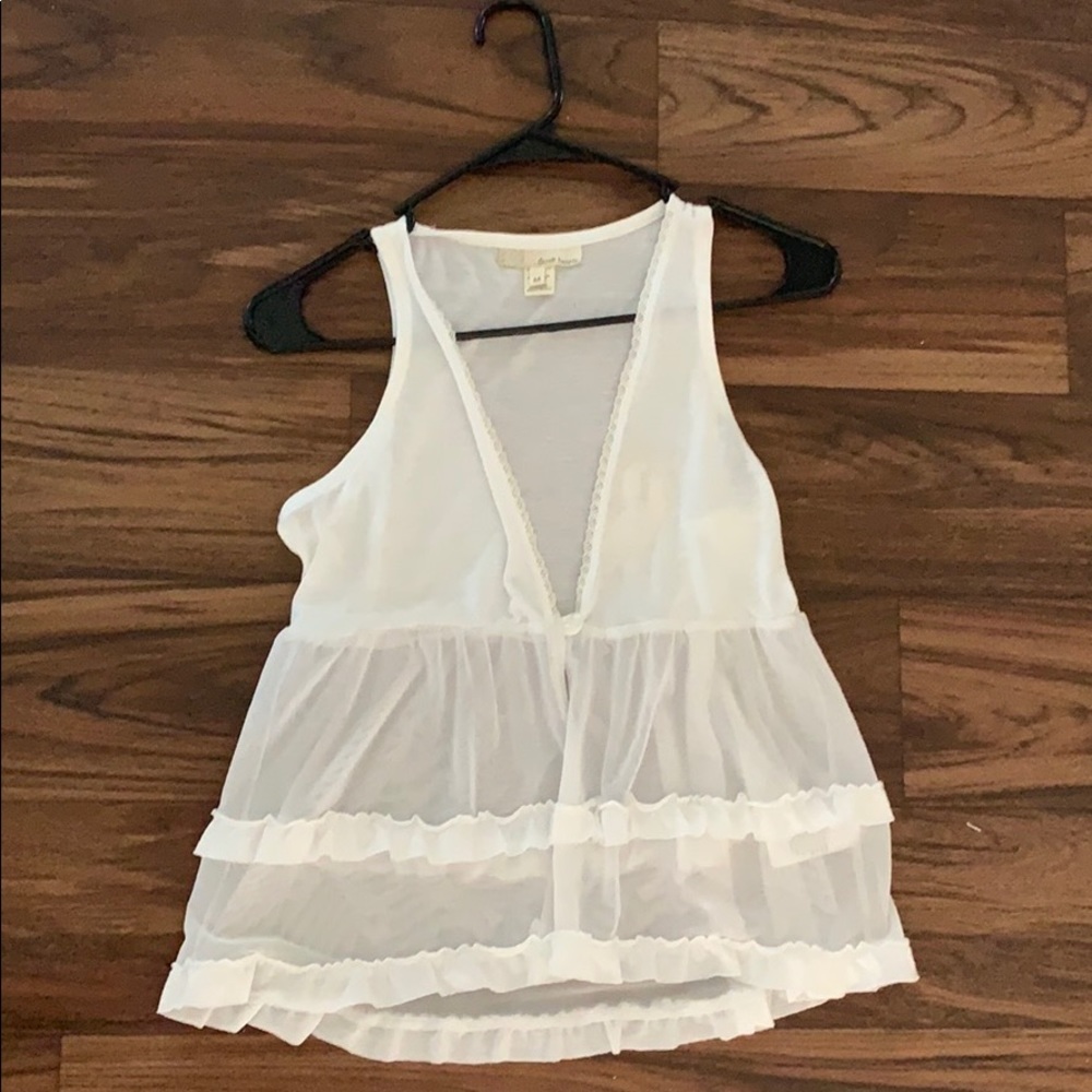 Mesh summer tank top